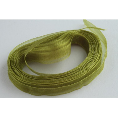 Chiffon -Bänder 6 mm N. 23 Grün