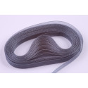 Chiffon ribbons 6 mm N. 30 Silver