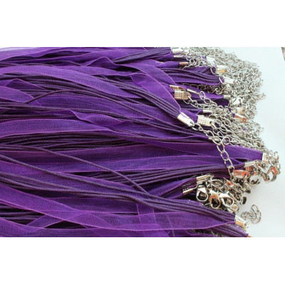 Cord with chiffon N. 9 Violet