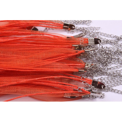 Cordon avec mousseline N. 12 Rouge