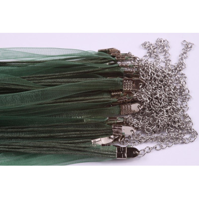 Cordon avec mousseline N. 16 Vert