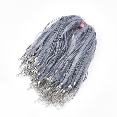 Cordon avec mousseline N. 19 Gris