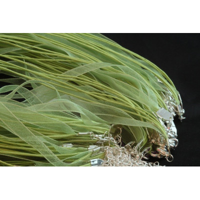 Cordon avec mousseline N. 23 Vert