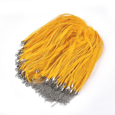 Cordon avec mousseline N. 24 Jaune