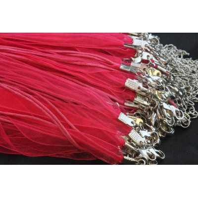 Cord with chiffon N. 27 Pink