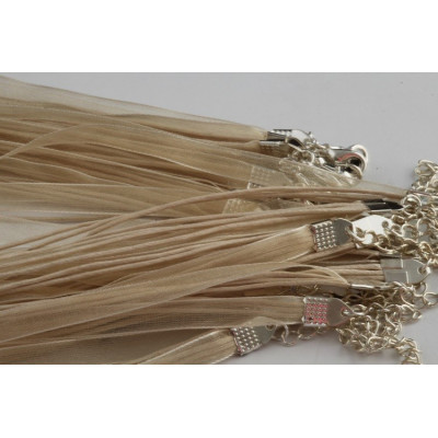 Schnur mit Chiffon N. 47 Beige