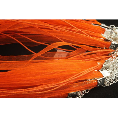 Cord with chiffon N. 51 Orange