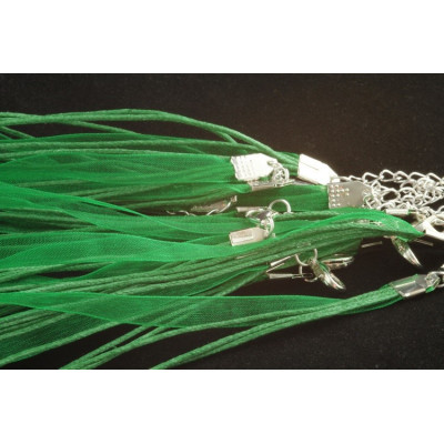 Cordon avec mousseline N. 52 Vert