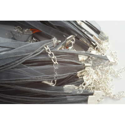 Cordon avec mousseline N. 54 Gris