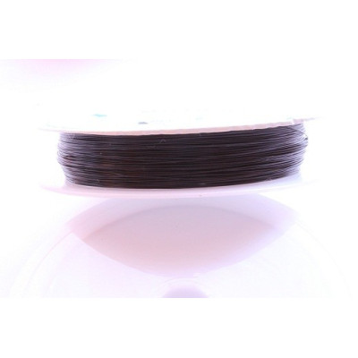 Metallic thread jewellery 0,5 mm Black