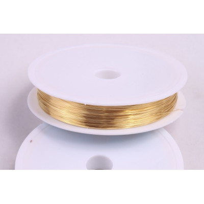 fil métallique pour Bijoux 0,5 mm Or
