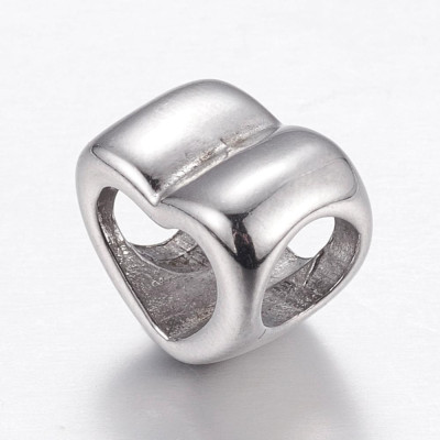 Perle en acier N. 7 Argent