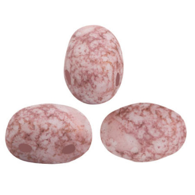 Samos par Puca 5x7mm Opaque White Mat Bronze 03000/15496