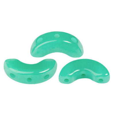 Arcos® par Puca® PermaLux Green 58430 | 5x10mm Czech Glass Beads