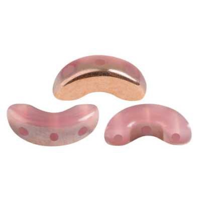 Arcos® par Puca® Rose Opal Capri Gold 71020/27101 | 3-Hole Beads