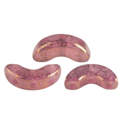 Arcos® par Puca® 5x10mm Rose Opal Bronze 71020/15496 | Czech Beads