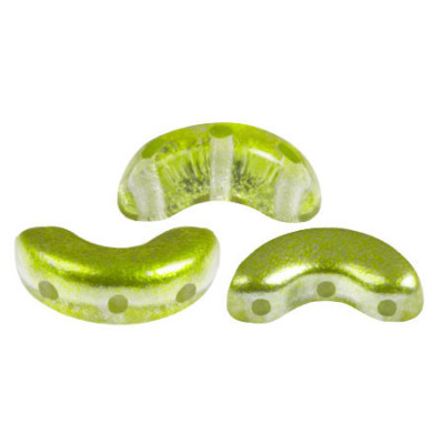 Arcos® par Puca® 5x10mm Ice Slushy Lime 00030/24705 | Czech Beads