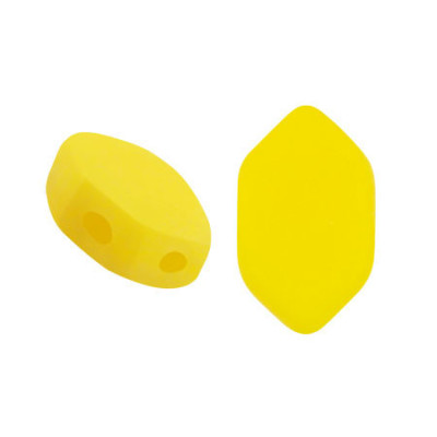 Paros par Puca Beads 7x4mm Jonquil Opal Mat 81220/84100 | Czech Glass