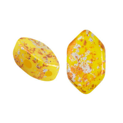 Paros® par Puca® 7x4mm Jonquil Opal Tweedy 81220/45703 | Glass Beads