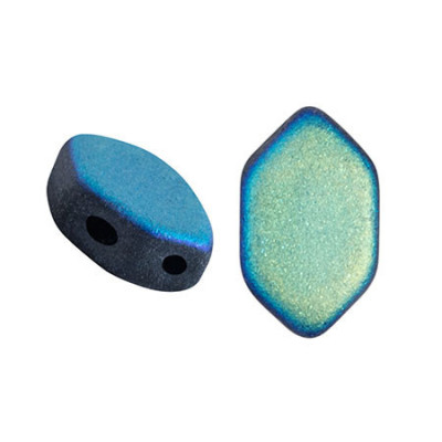 Paros par Puca Beads Jet Mat AB 23980/84100/28701 | Glass Beads