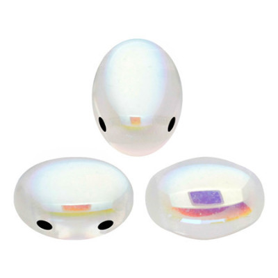 Samos® par Puca® Crystal AB 00030/28701 | 5x7mm Czech Glass Beads