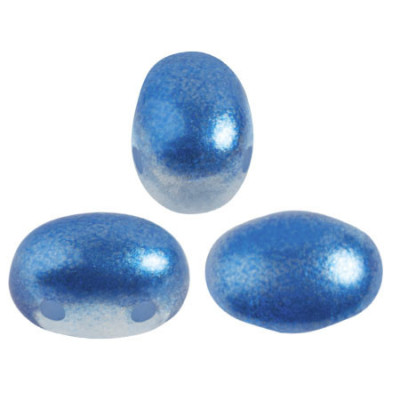 Samos par Puca Beads 5x7mm Ice Slushy Blue Raspberry 00030/24703