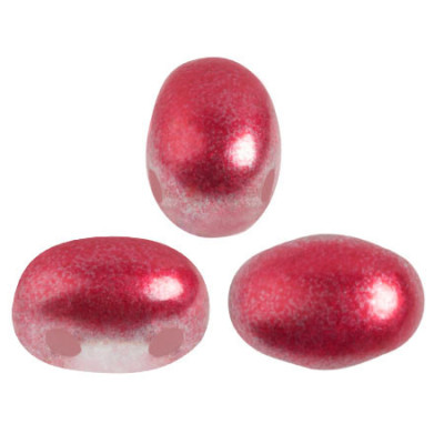 Samos par Puca 5x7mm Ice Slushy Cherry 00030/24710 | Czech Beads
