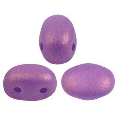 Samos par Puca 5x7mm Chatoyant Grape 02010/29725 | Glass Beads