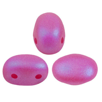 Samos par Puca 5x7mm Chatoyant Hot Pink 02010/29714 | Czech Beads