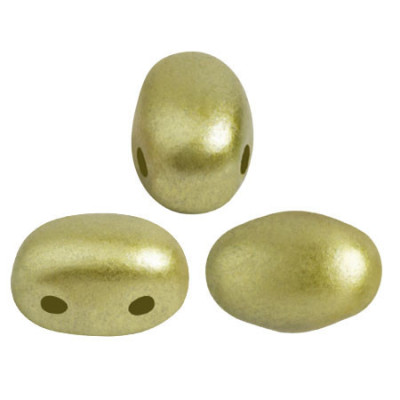 Samos par Puca 5x7mm Pastel Lime 02010/25021 | 2-Hole Czech Beads