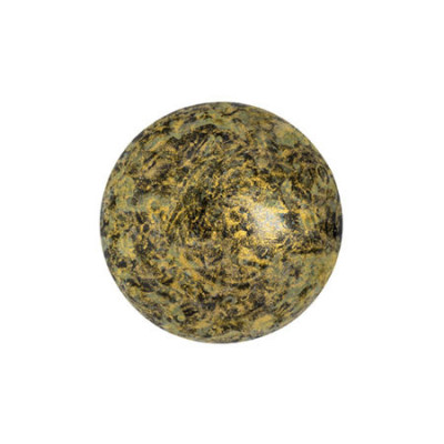 Cabochon par Puca® 14mm Metallic Mat Old Gold 23980/65322 | Glass