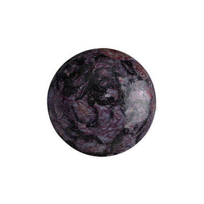 Cabochon par Puca® 14mm Metallic Mat Violet 23980/65327 | Glass Cab