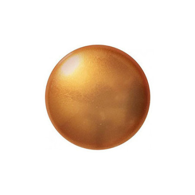 Cabochon par Puca 14mm Gold Pearl 02010/11016 | Czech Glass