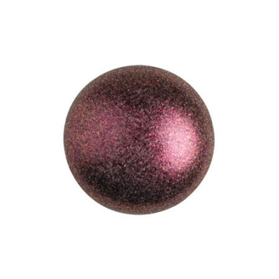 14mm Cabochon par Puca® Metallic Mat Dark Violet 94108 | Glass