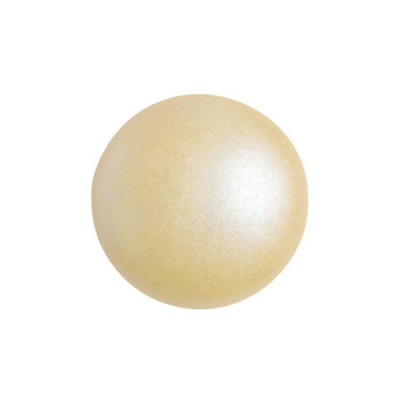 Cabochon par Puca 14mm Pastel Cream 02010/25039 | Glass Beads