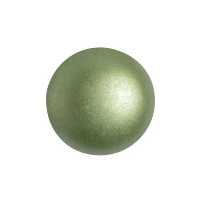 14mm Cabochon par Puca Pastel Olivine 02010/25034 | Czech Glass