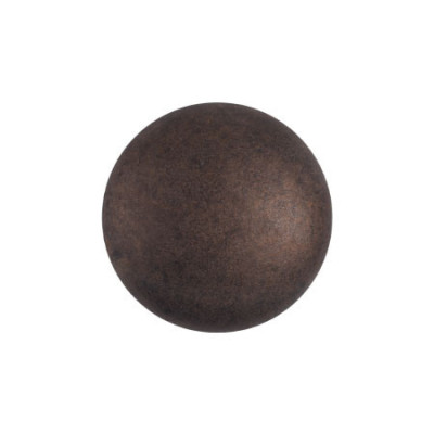 Cabochon par Puca 14mm Dark Bronze Mat 23980/84415 | Glass Beads