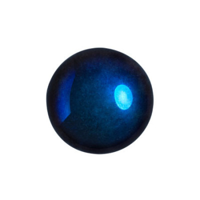 14mm Cabochon par Puca Full Azzuro 22200 | Czech Glass Bead