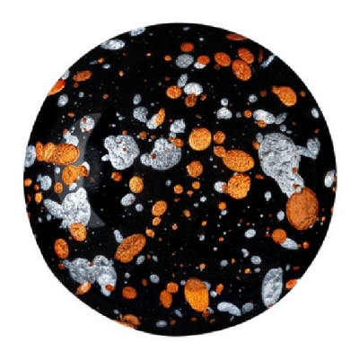 Cabochon par Puca 25mm Jet Tweedy 23980/45703 | Glass Beads