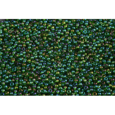 Preciosa Czech Seed Beads 10/0 Iris Green 51120 | Glass Beads