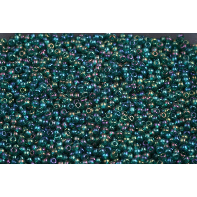 Czech Seed Beads 10/0 Iridescent Teal Green 51710 | Preciosa