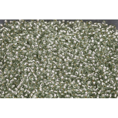 Preciosa Czech Seed Beads 10/0 Silver Lined Green 78263 | 10g