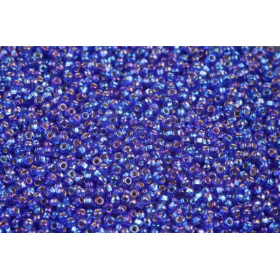 Czech Seed Beads 10/0 Transparent Matt Blue 37059 | Preciosa