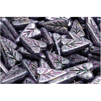 Heart Leaf beads N. 3514 Viola
