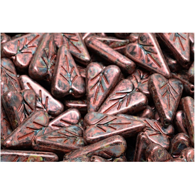 Heart Leaf beads N. 3515 Violet