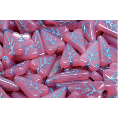 Heart Leaf beads N. 3524 Rose