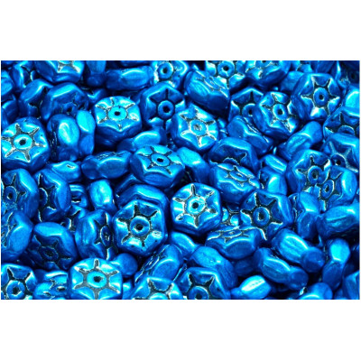 Vintage Rondelle Beads N. 13 Blu