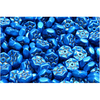 Vintage Rondelle Beads N. 15 Blue