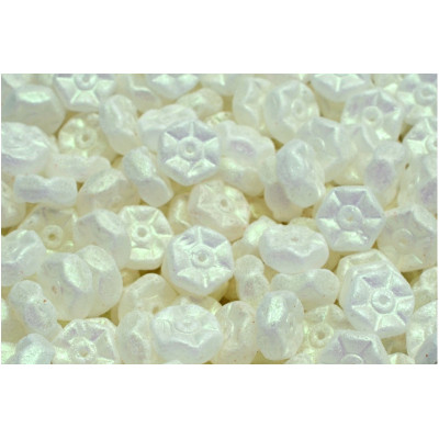 Vintage Rondelle Beads N. 24 Blanc