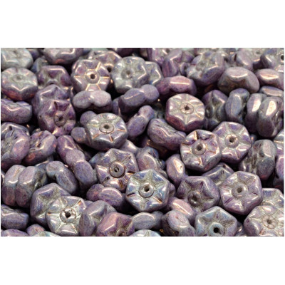 Vintage Rondelle Beads N. 33 Violett